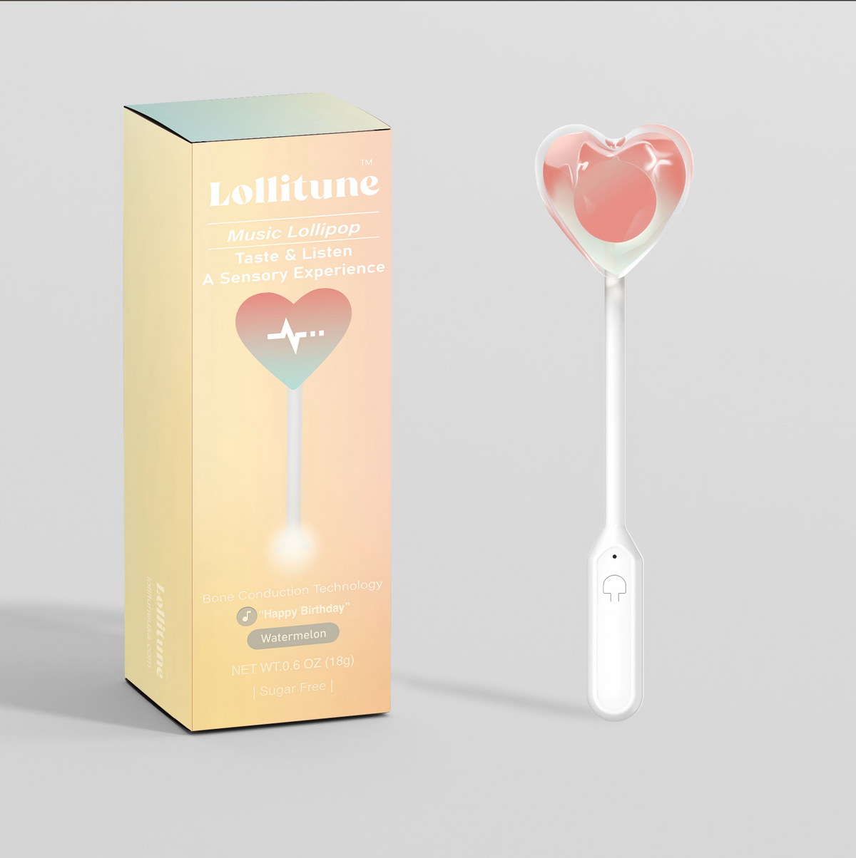 Bundles of Lollitunes: Bone Conduction Music Lollipop-Wireless Connection/MP3 Songs-Bluetooth Connecting to Your Phone-Multiple Flavors