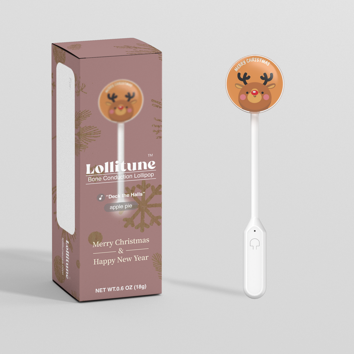 Bone Conduction lollipop Standard Built-in MP3 Apple Pie